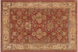 Boho Chic Ziegler Sonya Rust/Beige Hand-Knotted Wool Rug - 9'1'' x 11'3''