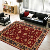 handmade Traditional Kafkaz Red Blue Hand Knotted RECTANGLE 100% WOOL area rug 9 x 12