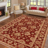 handmade Traditional Kafkaz Rust Beige Hand Knotted RECTANGLE 100% WOOL area rug 9 x 12