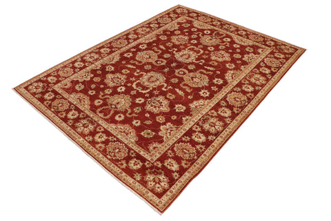 handmade Traditional Kafkaz Rust Beige Hand Knotted RECTANGLE 100% WOOL area rug 9x12
