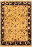 Bohemian Ziegler Candace Gold/Blue Wool Rug - 9'0'' x 11'6''