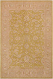 Shabby Chic Ziegler Fannie Light Green/Taupe Wool Rug - 9'1'' x 11'11''