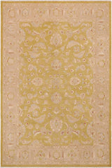 handmade Traditional Kafkaz Lt. Green Taupe Hand Knotted RECTANGLE 100% WOOL area rug 9X12