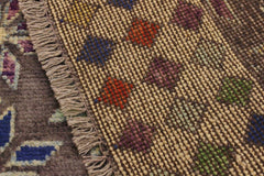 handmade Modern Balouchi Gray Beige Hand Knotted RECTANGLE 100% WOOL area rug 5x6