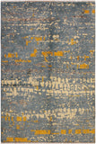 Shabby Chic Balochi Andria Blue/Beige Wool Rug - 4'11'' x 6'5''