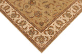 handmade Traditional Kafkaz Gold Beige Hand Knotted RECTANGLE 100% WOOL area rug 9 x 12