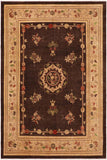 Bohemian Ziegler Flora Brown/Tan Wool Rug - 9'1'' x 11'10''