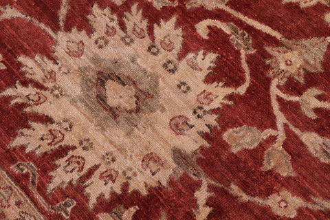 handmade Traditional Kafkaz Rust Tan Hand Knotted RECTANGLE 100% WOOL area rug 9x12