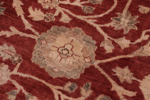 handmade Traditional Kafkaz Rust Tan Hand Knotted RECTANGLE 100% WOOL area rug 9x12