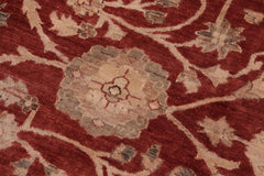 handmade Traditional Kafkaz Rust Tan Hand Knotted RECTANGLE 100% WOOL area rug 9X12