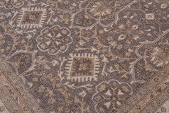 handmade Traditional Kafkaz Gray Ivory Hand Knotted RECTANGLE 100% WOOL area rug 12X15