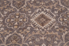 handmade Traditional Kafkaz Gray Ivory Hand Knotted RECTANGLE 100% WOOL area rug 12X15