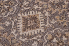 handmade Traditional Kafkaz Gray Ivory Hand Knotted RECTANGLE 100% WOOL area rug 12X15