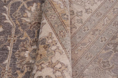 handmade Traditional Kafkaz Gray Ivory Hand Knotted RECTANGLE 100% WOOL area rug 12X15