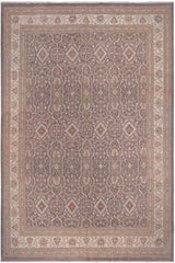 handmade Traditional Kafkaz Gray Ivory Hand Knotted RECTANGLE 100% WOOL area rug 12X15
