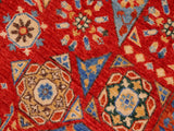 handmade Geometric Mamluk Red Blue Hand Knotted RECTANGLE 100% WOOL area rug 10x14