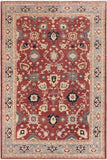 handmade Traditional Kafkaz Red Blue Hand Knotted RECTANGLE 100% WOOL area rug 10 x 15