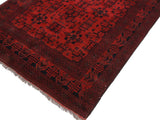 handmade Tribal Biljik Khal Mohammadi Drk. Red Black Hand Knotted RECTANGLE 100% WOOL area rug 6x8