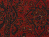 handmade Tribal Biljik Khal Mohammadi Drk. Red Black Hand Knotted RUNNER 100% WOOL Runner 3x10
