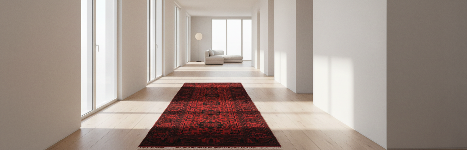 Southwestern Biljik Khal Mohammadi Augustin  Wool Runner  - 2'10'' x 9'8''