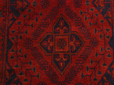 handmade Tribal Biljik Khal Mohammadi Dark Red Black Hand Knotted RUNNER 100% WOOL area rug 3 x 6