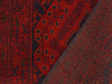 handmade Tribal Biljik Khal Mohammadi Dark Red Black Hand Knotted RUNNER 100% WOOL area rug 3 x 6