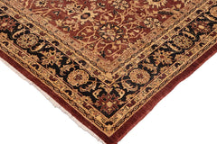 handmade Traditional Kafkaz Brown Blue Hand Knotted RECTANGLE 100% WOOL area rug 10X14