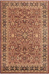 handmade Traditional Kafkaz Brown Blue Hand Knotted RECTANGLE 100% WOOL area rug 10X14