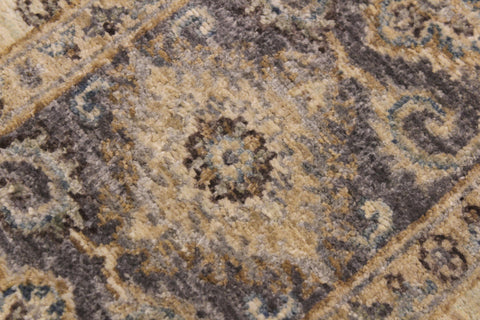 handmade Traditional Kafkaz Lt. Blue Drk. Gray Hand Knotted RECTANGLE 100% WOOL area rug 6x7