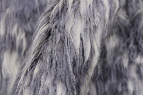 handmade Geometric Moroccan Gray Ivory Hand Knotted RECTANGLE 100% WOOL area rug 3' x 5'