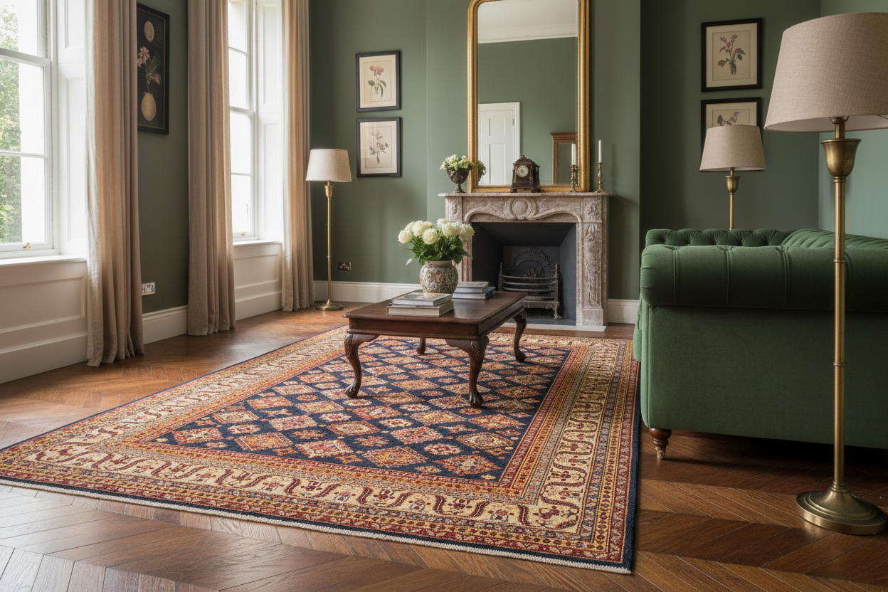 handmade Geometric Super Kazak Blue Beige Hand Knotted RECTANGLE 100% WOOL area rug 9' x 12'
