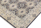 handmade Traditional Kafkaz Drk. Gray Ivory Hand Knotted RECTANGLE 100% WOOL area rug 12 x 14