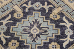 handmade Traditional Kafkaz Drk. Gray Ivory Hand Knotted RECTANGLE 100% WOOL area rug 12X14