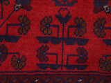 handmade Tribal Biljik Khal Mohammadi Red Blue Hand Knotted RECTANGLE 100% WOOL area rug 5x6
