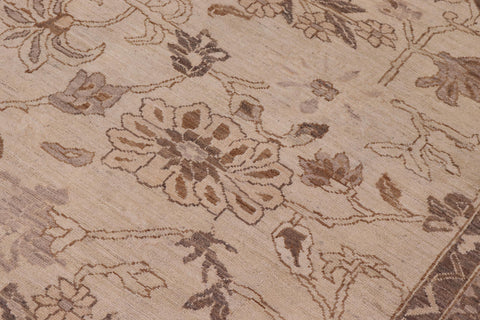handmade Traditional Kafkaz Ivory Tan Hand Knotted RECTANGLE 100% WOOL area rug 10x14