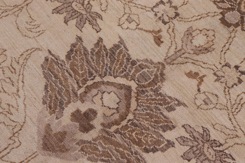 handmade Traditional Kafkaz Ivory Tan Hand Knotted RECTANGLE 100% WOOL area rug 10x14