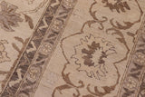 handmade Traditional Kafkaz Ivory Tan Hand Knotted RECTANGLE 100% WOOL area rug 10 x 14