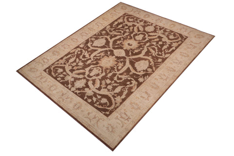 handmade Traditional Kafkaz Dark Brwon Tan Hand Knotted RECTANGLE 100% WOOL area rug 10x15