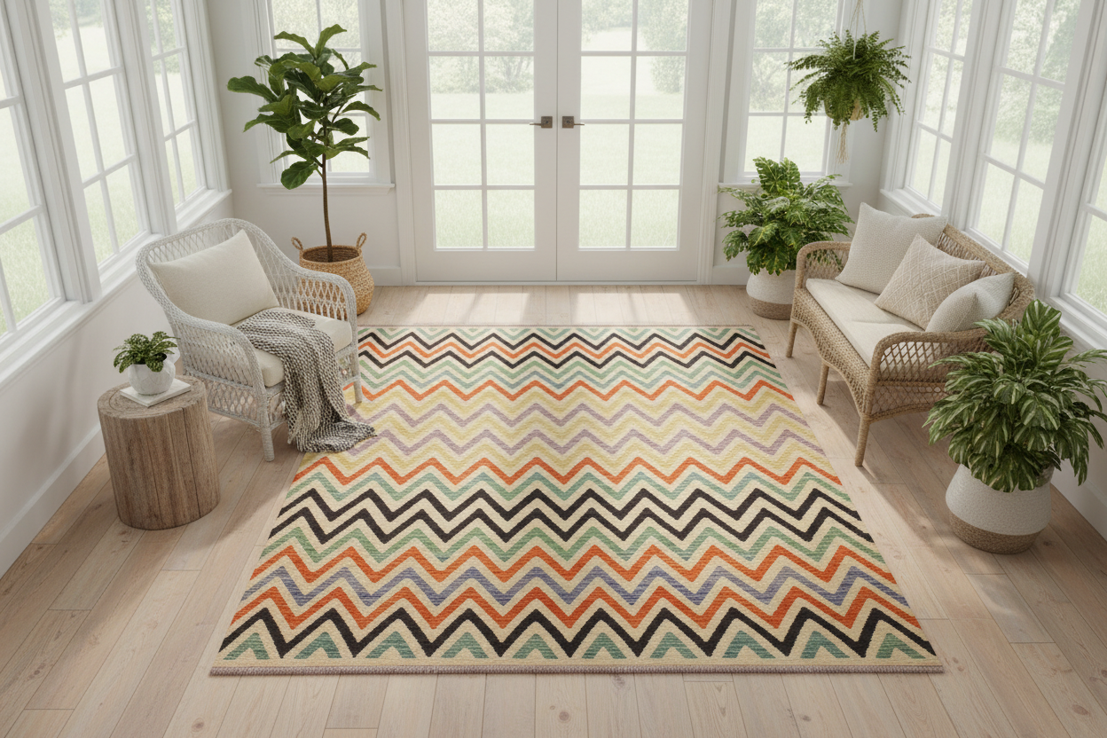 handmade Modern Kilim Ivory Black Hand-Woven RECTANGLE 100% WOOL area rug 9x11