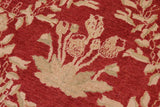 handmade Transitional Victoria Red Beige Hand Knotted RECTANGLE 100% WOOL area rug 10 x 14