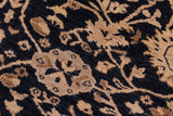 handmade Transitional Kafkaz Drk. Blue Tan Hand Knotted RECTANGLE 100% WOOL area rug 10 x 14