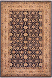 handmade Transitional Kafkaz Drk. Blue Tan Hand Knotted RECTANGLE 100% WOOL area rug 10 x 14