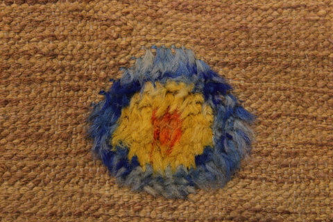 handmade Geometric Moroccan Hi Tan Green Hand Knotted RECTANGLE 100% WOOL area rug 9' x 11'