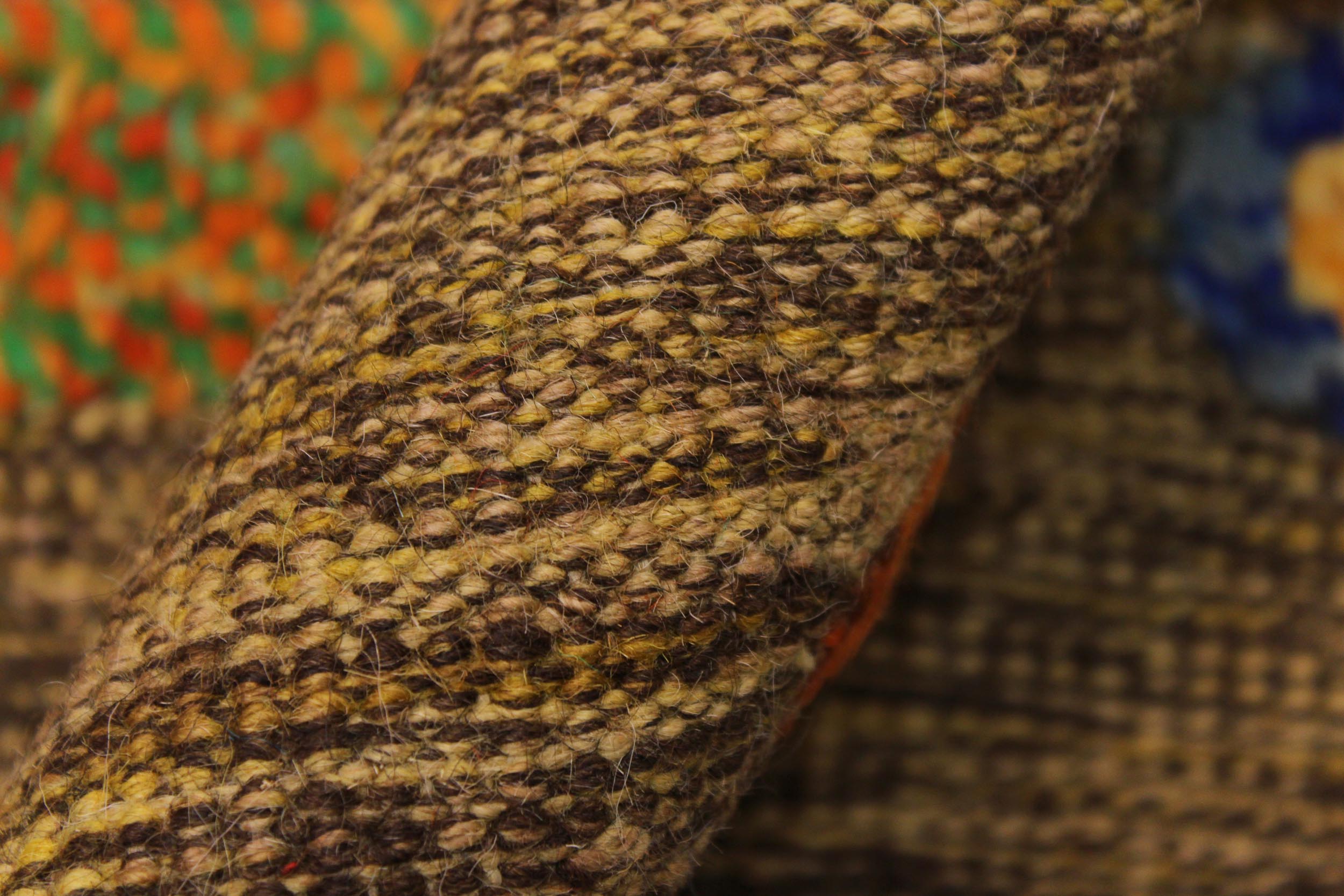 handmade Geometric Moroccan Hi Brown Gold Hand Knotted RECTANGLE 100% WOOL area rug 8' x 10'