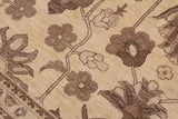 handmade Traditional Kafkaz Beige Tan Hand Knotted RECTANGLE 100% WOOL area rug 10 x 14