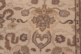 handmade Traditional Kafkaz Ivory Tan Hand Knotted RECTANGLE 100% WOOL area rug 10 x 14