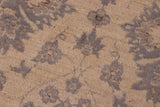 handmade Transitional Kafkaz Lt. Blue Ivory Hand Knotted RECTANGLE WOOL&SILK area rug 10 x 14