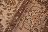 handmade Traditional Kafkaz Tan Lt. Tan Hand Knotted RECTANGLE 100% WOOL area rug 10 x 13