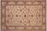 Boho Chic Ziegler Robyn Tan/Tan Hand-Knotted Wool Rug - 9'8'' x 13'5''