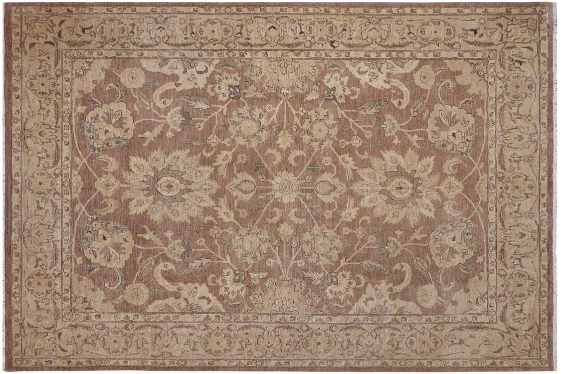 handmade Traditional Kafkaz Lt. Brown Tan Hand Knotted RECTANGLE 100% WOOL area rug 10x13